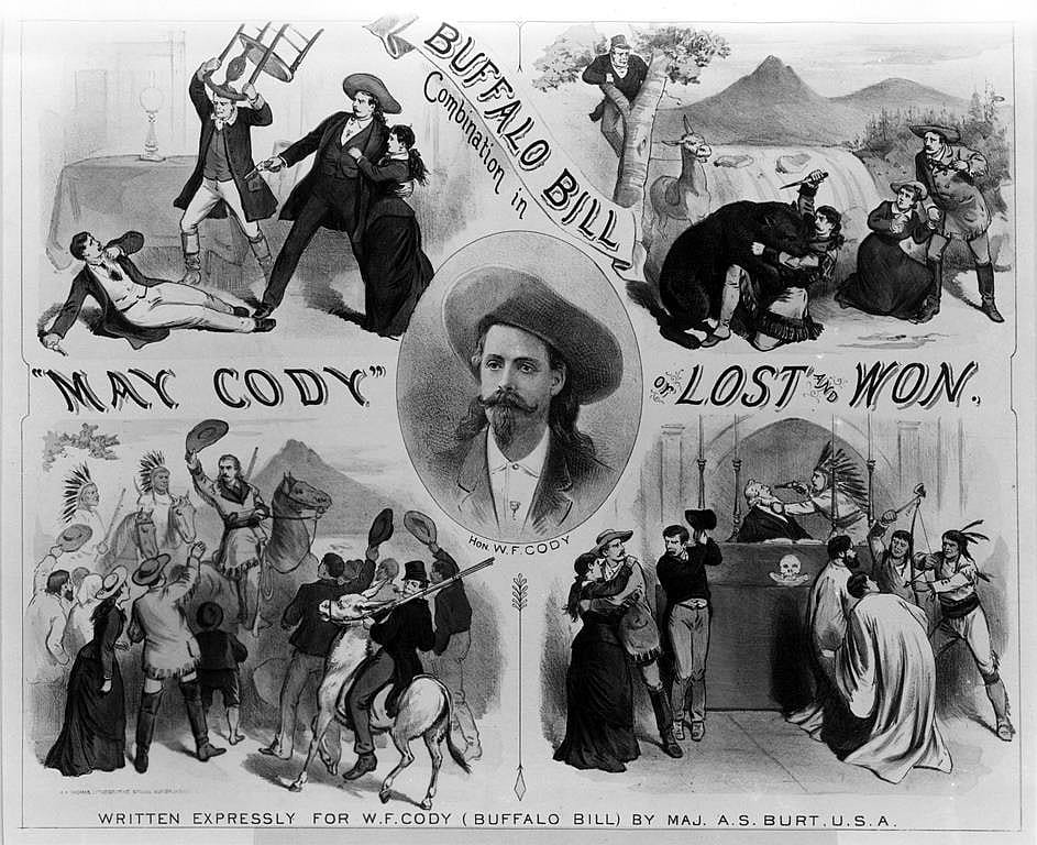 Buffalo Bill Combination poster for "May Cody." MS 6 William F. Cody Collection, McCracken Research Library. P.69.0029
