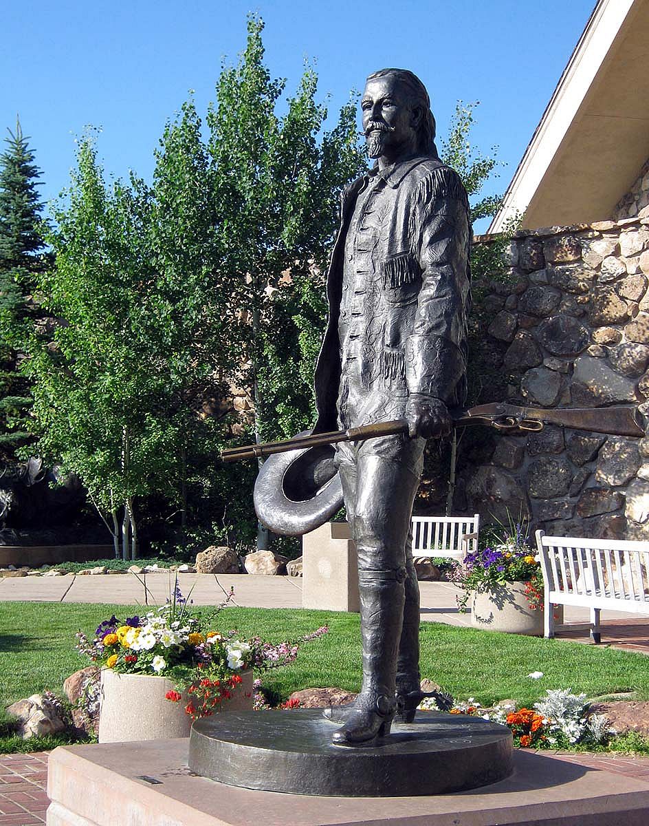 Bob Scriver (1914-1999). Buffalo Bill - Plainsman, 1976. Cast by Modern Art Foundry, N.Y. Bronze, 86.5 x 62 x 50.25 inches. 12.77