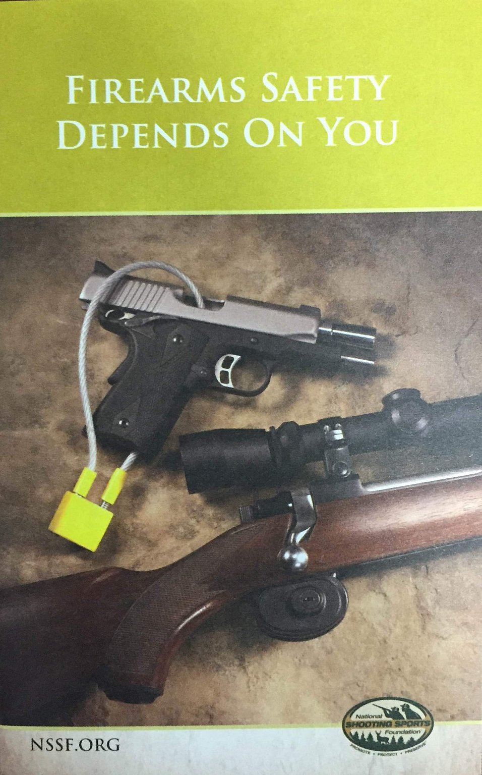 Firearms Safety Pamphlet by the National Shooting Sports Foundation
