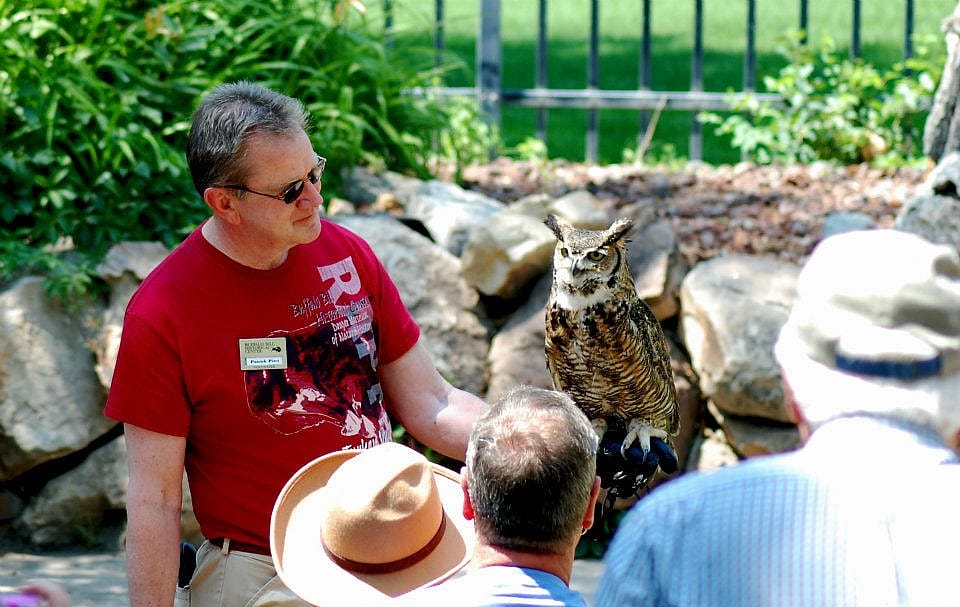 Patrick showing off Teasdale at one of our summer programs. 