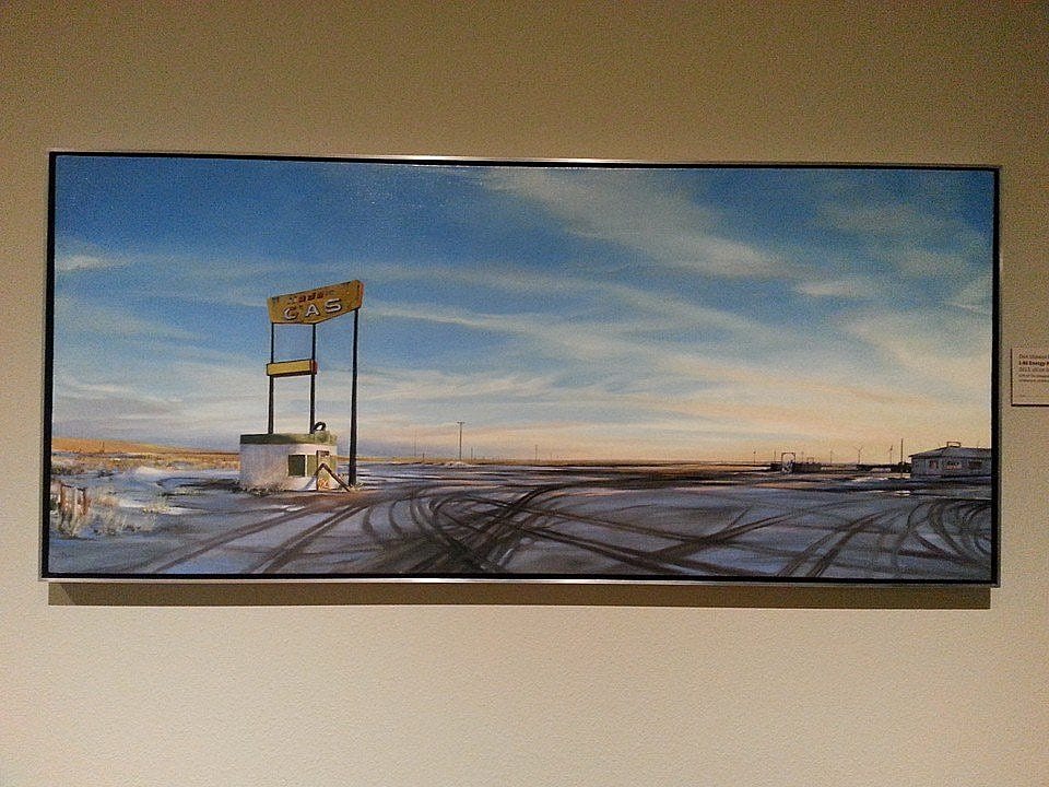 Don Stinson. I-80 Energy Romance, 2013. Winter landscape. 15.13