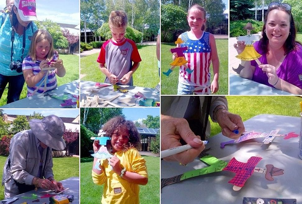 Some of our patrons with their designs