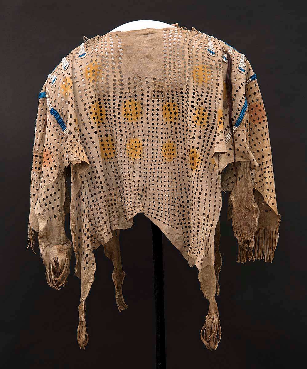 Nez Perce punctured shirt. NA.202.1209