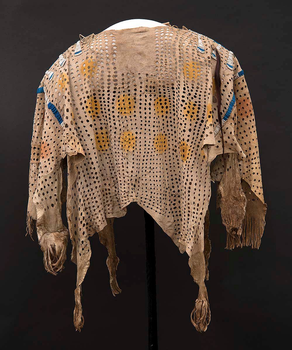 Nez Perce punctured shirt. NA.202.1209