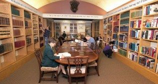 Reading Room of the McCracken Research Library