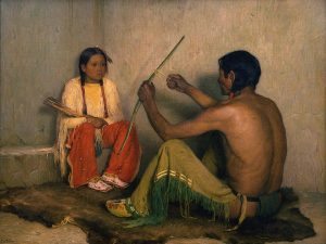 Joseph Henry Sharp's "The Broken Bow," ca. 1912. On loan to the Scottsdale Museum of Art. Museum Purchase. 7.75