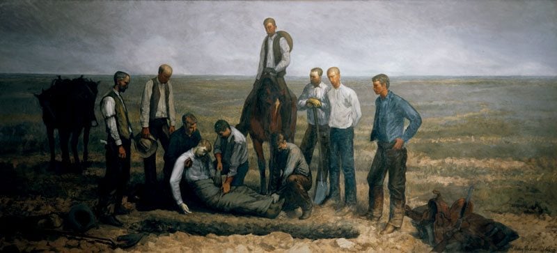 'The Range Burial' by Harry Jackson. 28.65