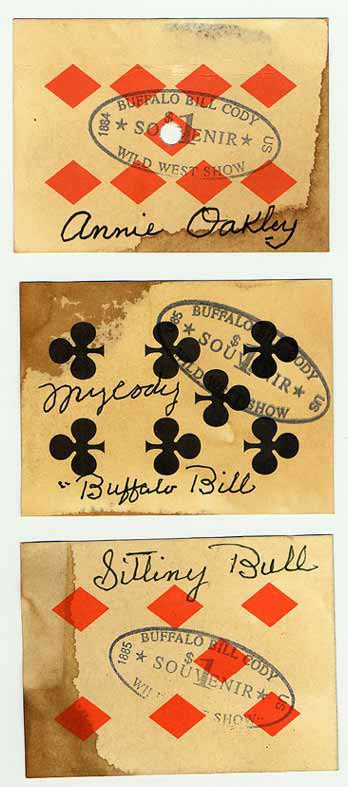 Sell or Auction an Original Vintage WF Buffalo Bill Cody Signed Show Ticket