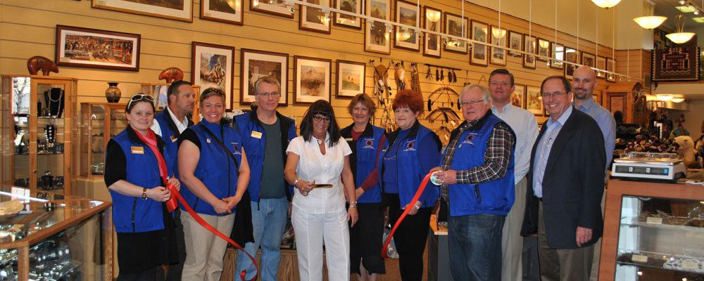 Ribbon cutting at new store location at 1210 Sheridan Avenue