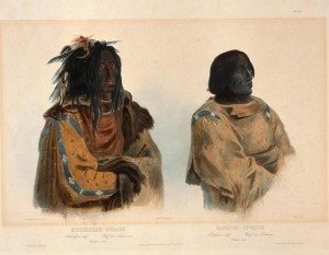Karl Bodmer's "Blackfoot Chief and Piegan Chief. " 21.69.75