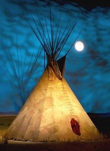 Hide tipi, Northern Plains. NA.302.126
