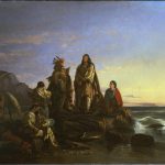 John Mix Stanley's allegorical painting of Blackfeet Indians, 'Last of their Race' John Mix Stanley's allegorical painting of Blackfeet Indians, 'Last of their Race'