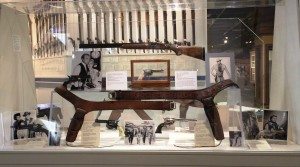 Movie and TV Guns Display, with Lone Ranger Gun
