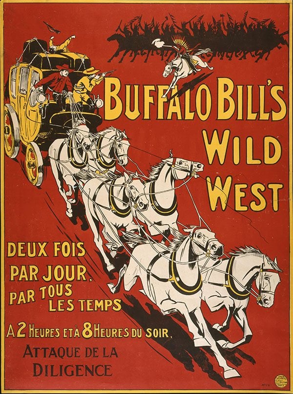 Forstyrre Politik Spænde Treasures: Buffalo Bill's Wild West poster in French, 1905