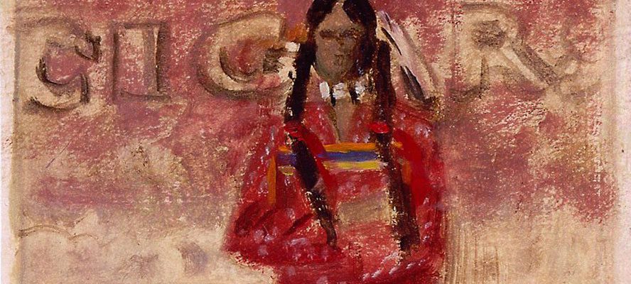 James Bama (b. 1926). "Sketch for A Contemporary Sioux Indian," 1977. Gift of Herbert G. Houze. 41.85