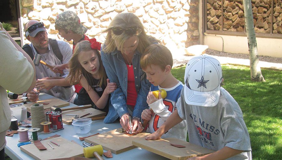 Garden activities at the Center of the West