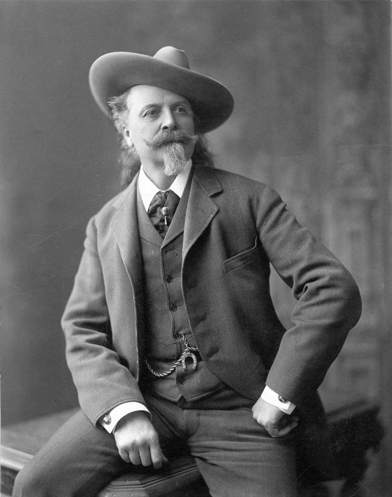 Sharp-dressed man William F. "Buffalo Bill" Cody. MS6 William F. Cody Collection, McCracken Research Library. P.69.1068