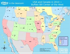 USA-Canada Skype 2014; Skype in the classroom Lessons