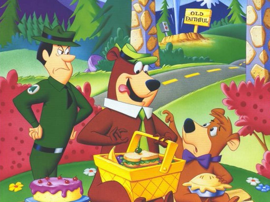 Yogi Bear Quotes Picnic Basket - malaysiut