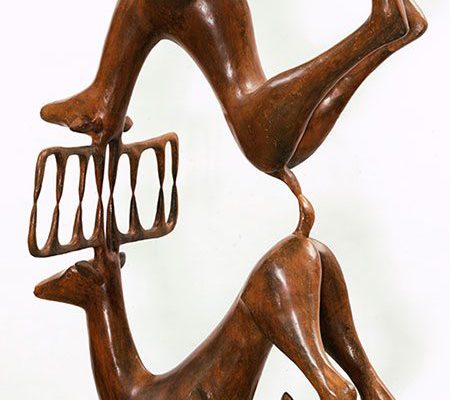 Linda Raynolds, "Shadow," 1994 - 1995. Bronze. Gift of the Alexander Bodini Foundation, in memory of Alexander Bodini, 23.97