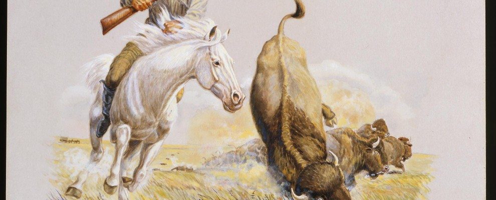 Lucretia Borgia hunts with Buffalo Bill