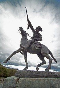 Gertrude Vanderbilt Whitney (1875 – 1942), "Buffalo Bill—The Scout," 1924, cast by Roman Bronze Works, N.Y. Bronze, 149 inches. Gift of the artist. 3.58