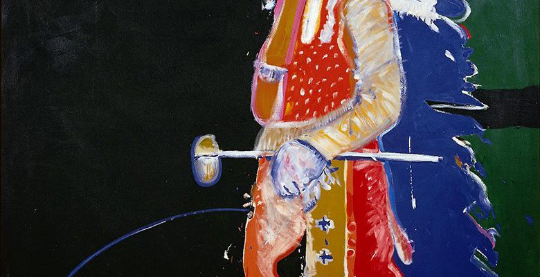 A Treasure from Our West: "Indian with Tomahawk" by Fritz Scholder. 15.77
