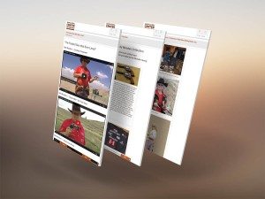 Additional content is layered in iScout by linking together photos, blog posts, videos, and/or virtual exhibits from the Center’s online object collection. Mock-up created at Graph Berry.