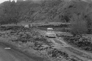 A Treasure from Our West: Jack Richard photo of a rough road to Yellowstone