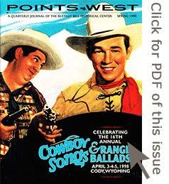 Click here for Points West, Spring 1998 issue