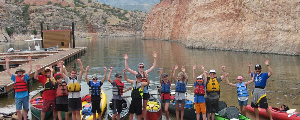 Last summer’s H-2-Oh! Participants at Bighorn Canyon National Recreation Area.