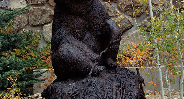 "Big Hal" by Michael Coleman. Outdoor sculpture at the Center of the West. 6.04