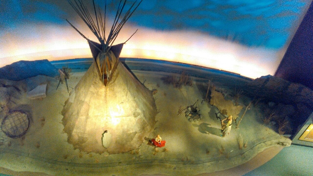 A bird's-eye view of the Plains Indian Museum