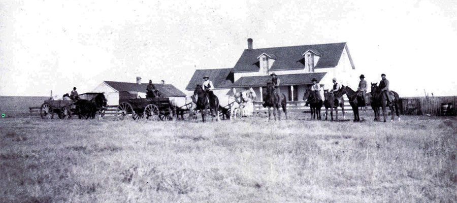 N.C. Wyeth (1882 – 1945). "Hashknife Ranch," October 1904. Photograph courtesy Colorado Historical Society. F26,282