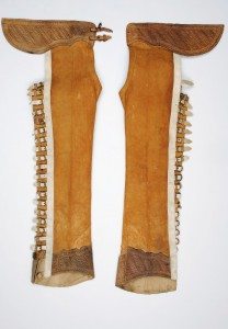 Figure 10b. Mexican leather chaps. Remington Studio Collection. Collection of the Buffalo Bill Center of the West