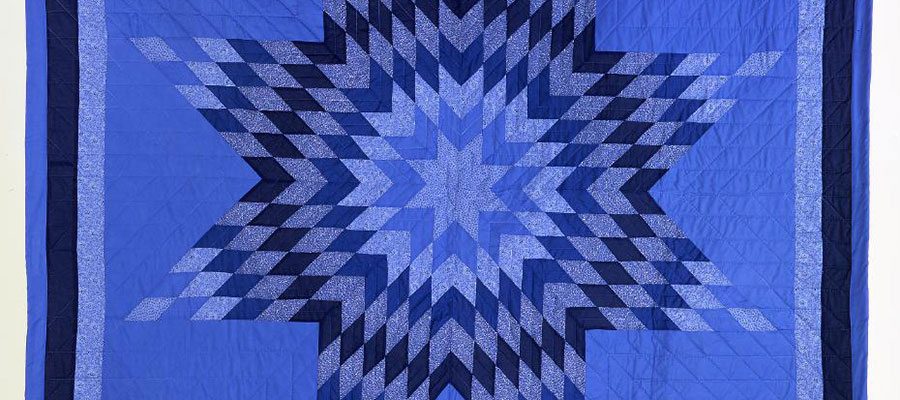 Star Quilt. Freda Goodsell, Oglala Lakota, Northern Plains, 2000. Cotton cloth and thread, polyester batting. Museum purchase with fund provided by the Pilot Foundation. NA.302.144.