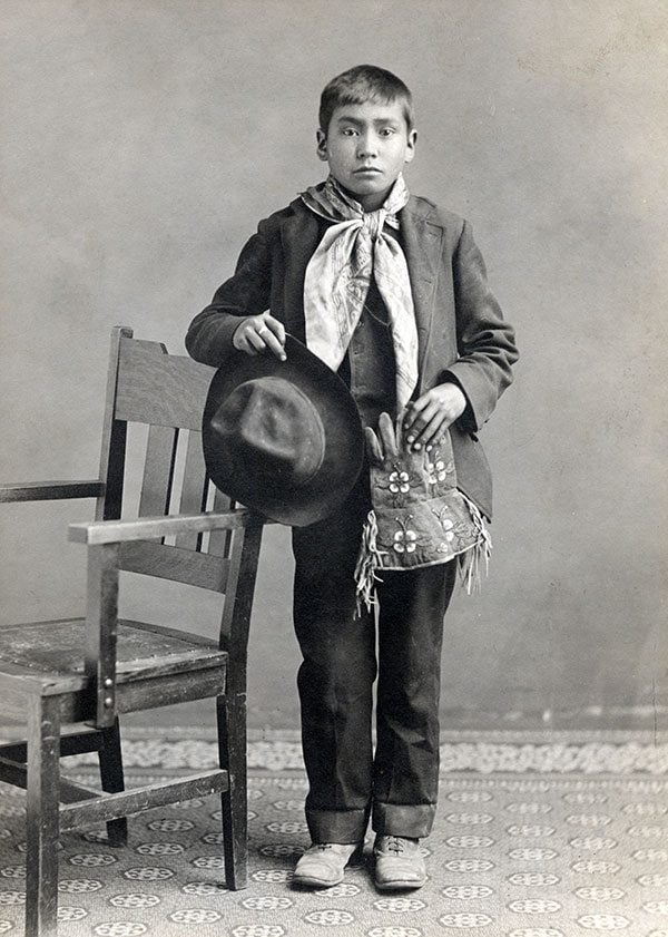 A Treasure from Our West: Photograph, young Nez Perce boy. P.320.230