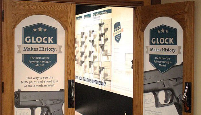 "GLOCK Makes History" exhibit in the Coors Theater