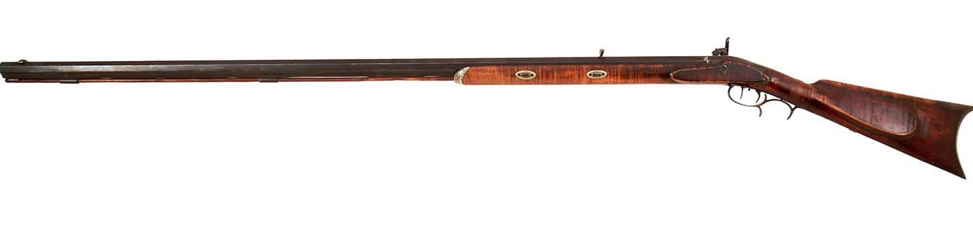 John Phillip Gemmer .38 caliber Hawken Rifle, 1864–1880. Gift of Olin Corporation, Winchester Arms Collection. 1988.8.1327