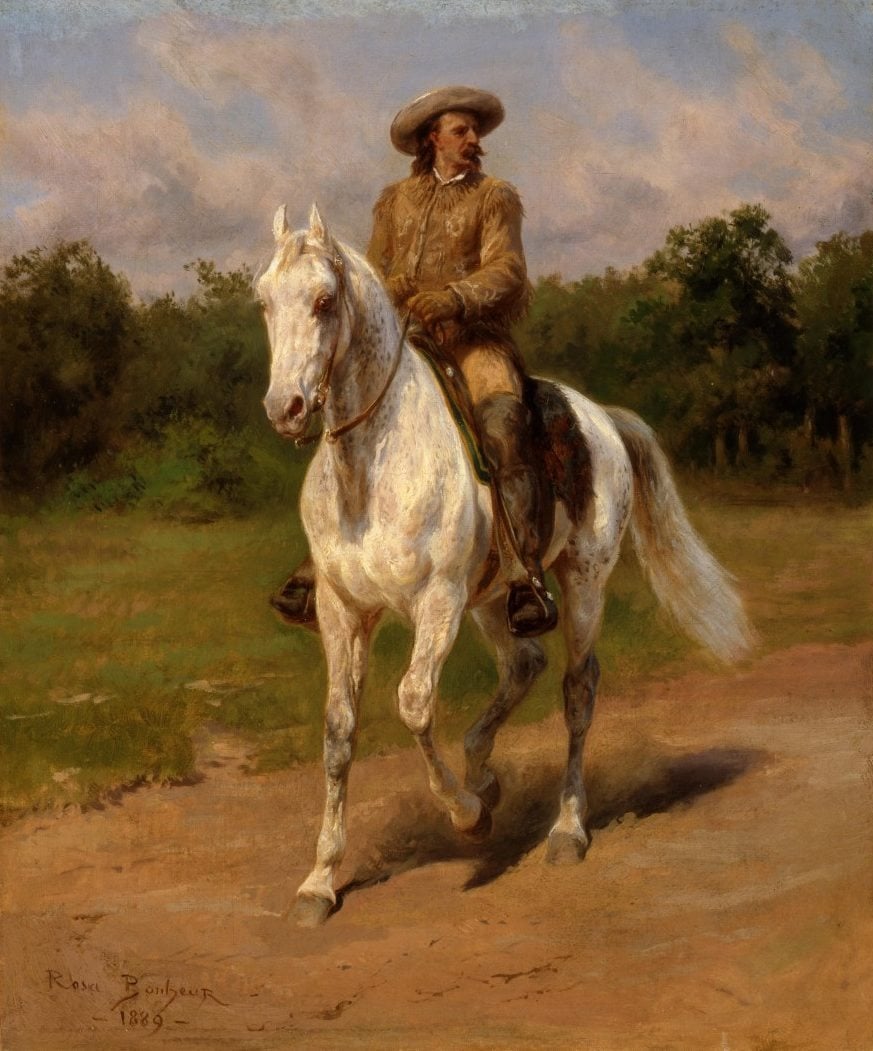 Rosa Bonheur (1822-1899). Col. William F. Cody, 1889. Oil on canvas. Given in memory of William R. Coe and Mai Rogers Coe. 8.66