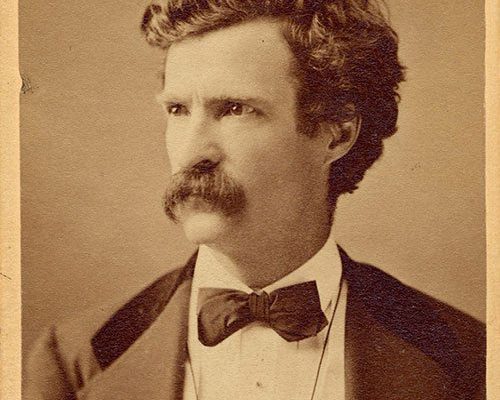 Samuel Clemens, also known as "Mark Twain," date unknown. Mark Twain Archives, Elmira College, New York.