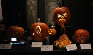Attendees at the Buffalo Bill Center of the West’s “Hootin’ Howlin’ Halloween” Family Fun Day on October 27 can vote for their favorite jack-o-lantern, carved by Center staffers.