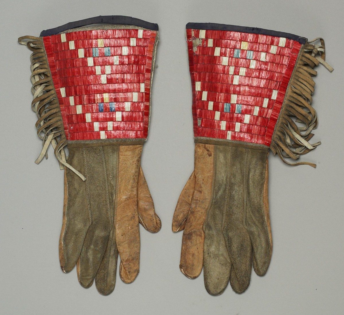 Sioux Quilled Gauntlets
