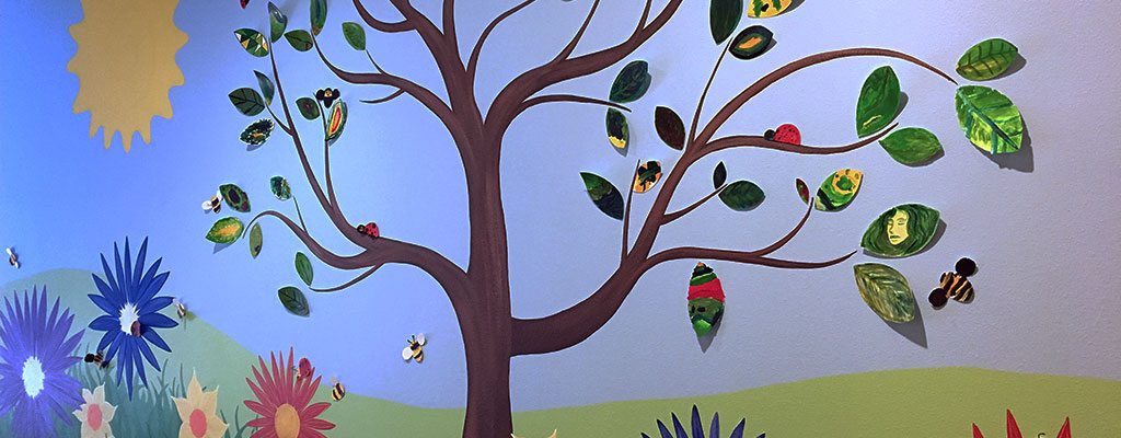 Winterfest attendees have the opportunity to work on another mural at the Buffalo Bill Center of the West. This one was completed at a Family Fun Day last year.