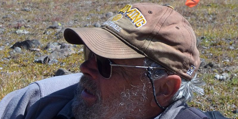 Dr. Larry Todd in the field.
