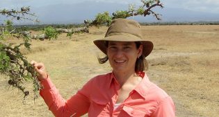 Dr. Corinna Riginos discusses deer and migration barriers a our October 5 lecture.