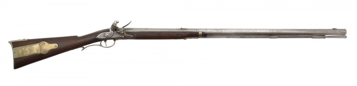 Model 1803 rifle. These rifles were built at harper's Ferry. Although production started too late for them to be part of the expedition, some think that Lewis' rifle specifications for the journey may have influenced this design. Gift of Olin Corporation, Winchester Arms Corporation. 1988.8.1584