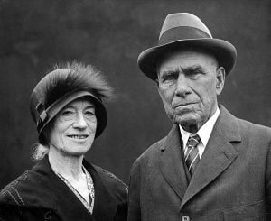 Annie Oakley and husband Frank Butler, ca. 1925. P.6.339