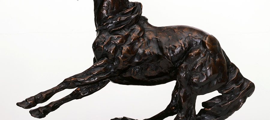 T.D. Kelsey (b. 1946). "Born to be Wild," 1998. Cast 1/5. Bronze, 19.25 x 23 x 11.5 inches. Sidni A. Kelsey Collection donated by her loving husband. 14.12.34