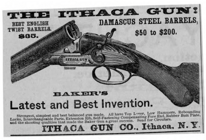 ithaca shotgun serial number location